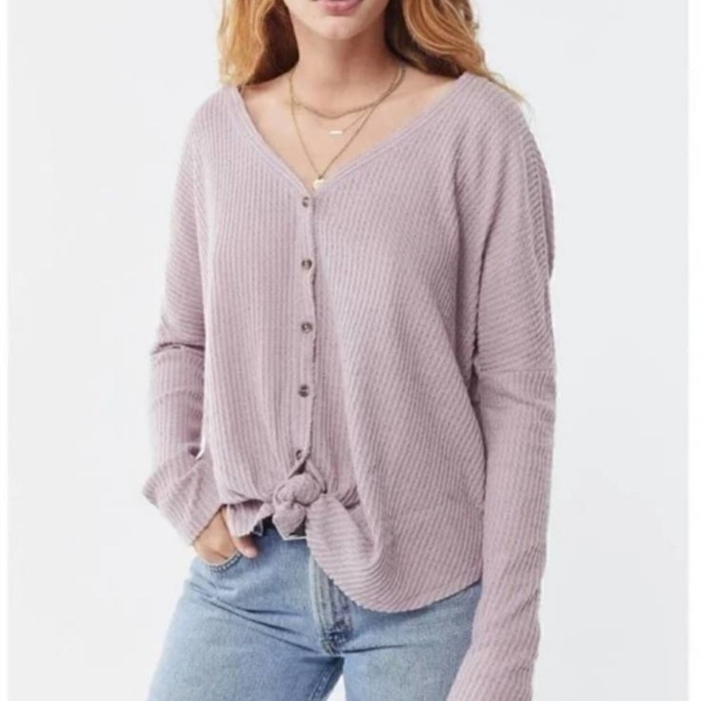 Out from Under • Urban Outfitters • Waffle Thermal Sweater, Size Small